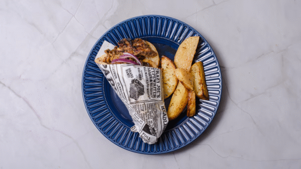 Pita Menu (Kød/Vegetar og Soda)